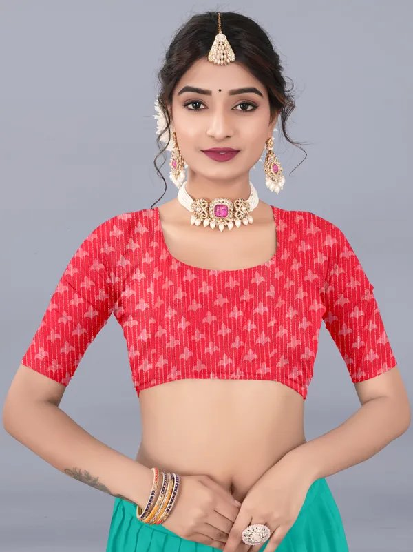 Teal_Blue_Dola_Silk_Saree_With_Unstitched_Blouse_For_Women