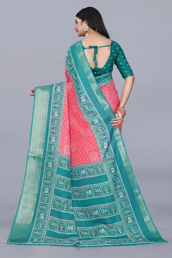 Pink_Dola_Silk_Saree_With_Unstitched_Blouse_For_Women