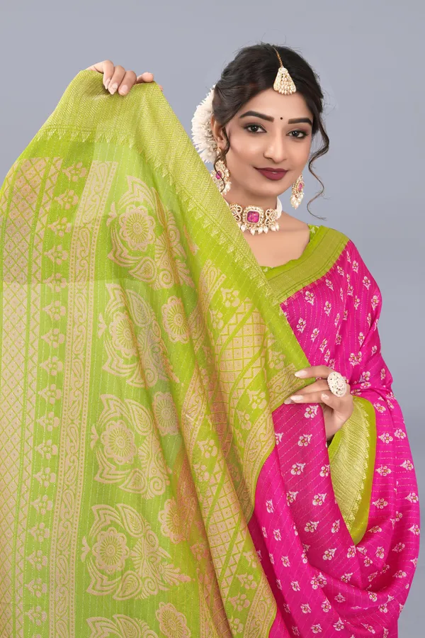 Rani_Dola_Silk_Saree_With_Unstitched_Blouse_For_Women