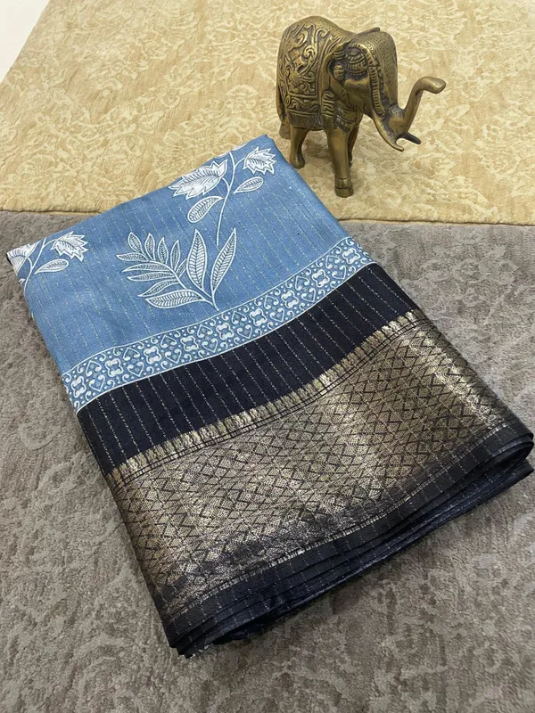 Grey_Dola_Silk_Saree_With_Unstitched_Blouse_For_Women