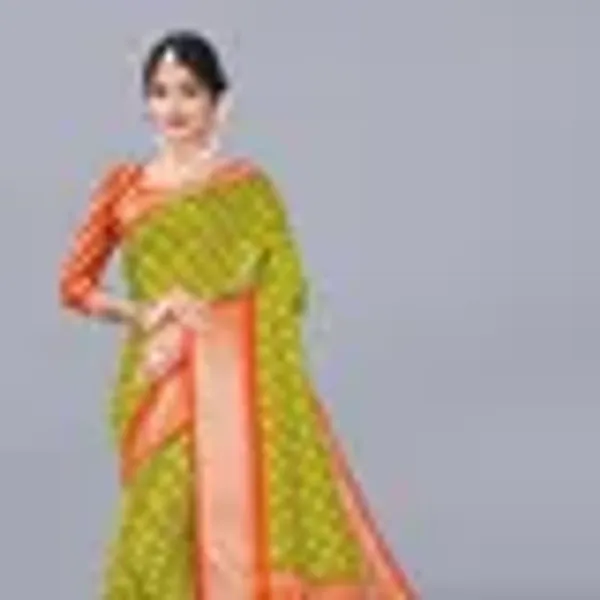 Rani_Dola_Silk_Saree_With_Unstitched_Blouse_For_Women
