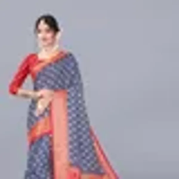 Yellow_Dola_Silk_Saree_With_Unstitched_Blouse_For_Women