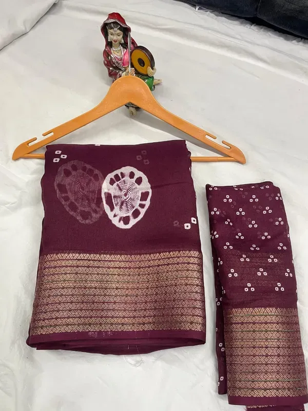 Wine_Silk_Saree_With_Unstitched_Blouse_For_Women