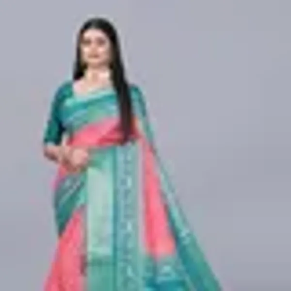 Wine_Dola_Silk_Saree_With_Unstitched_Blouse_For_Women