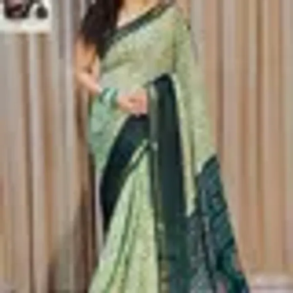 Pink_Cotton_Chex_Saree_With_Unstitched_Blouse_For_Women