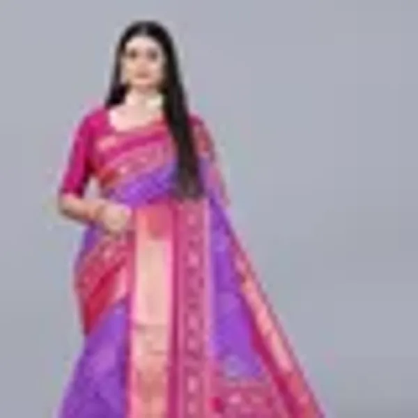 Pink_Dola_Silk_Saree_With_Unstitched_Blouse_For_Women