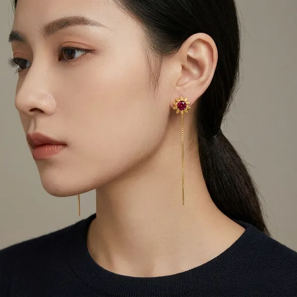 Gold_Bronze_Ad_Red_Stone_Sui_Dhaga_Earrings_For_Women