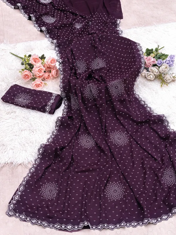 Purple_Silk_Bandhani_Print_Lace_Border_Saree_For_Women