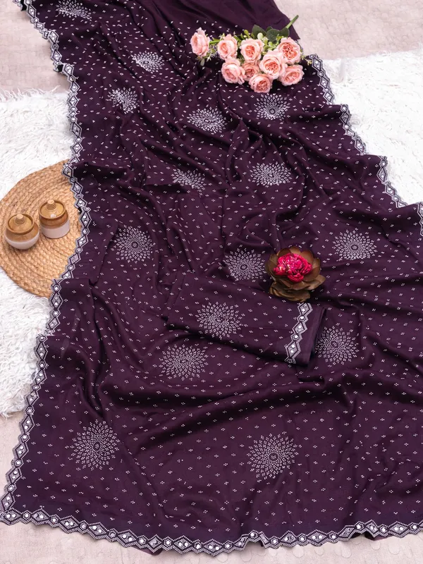 Purple_Silk_Bandhani_Print_Lace_Border_Saree_For_Women