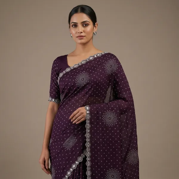 Purple_Silk_Bandhani_Print_Lace_Border_Saree_For_Women