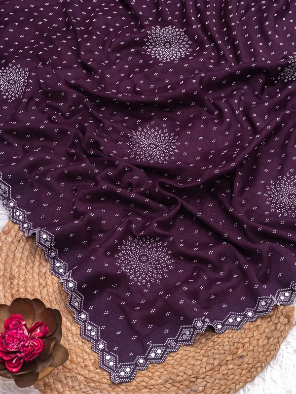 Purple_Silk_Bandhani_Print_Lace_Border_Saree_For_Women