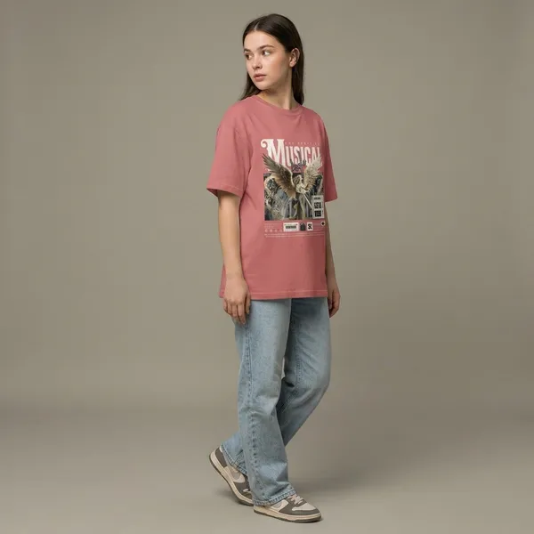 Pink_Cotton_Oversized_Graphic_Print_T-Shirt_For_Unisex