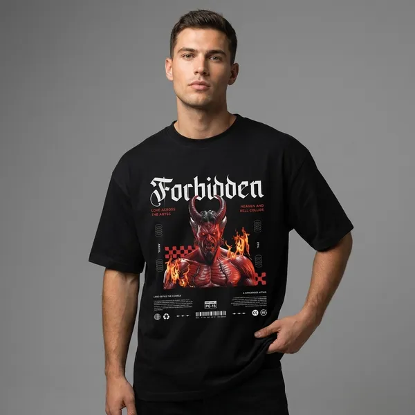 Black_Cotton_Oversized_Graphic_Print_T-Shirt_For_Unisex