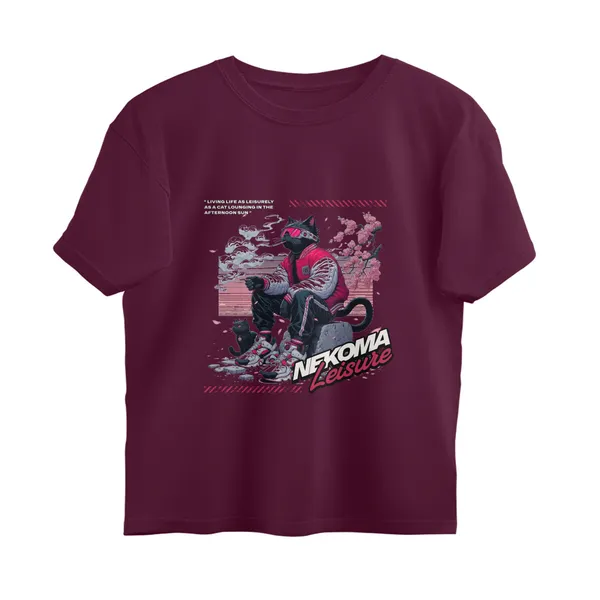 Burgundy_Cotton_Oversized_Graphic_Print_T-Shirt_For_Unisex
