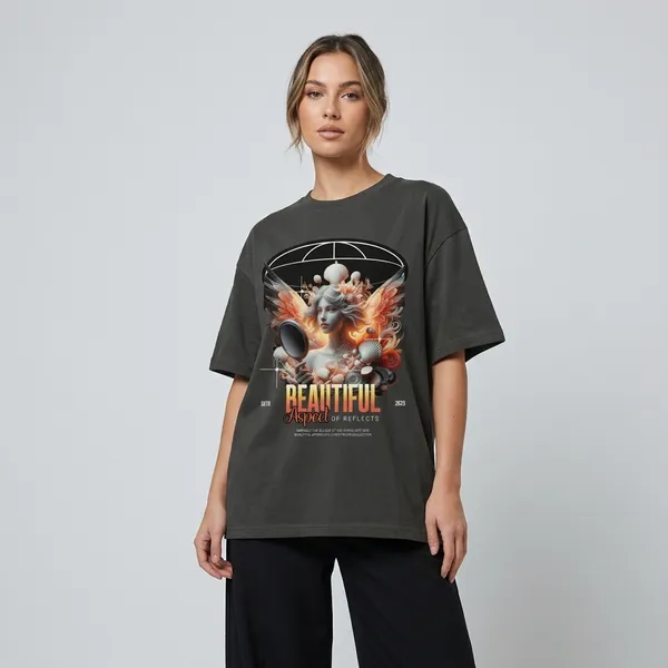 Black_Cotton_Oversized_Graphic_Print_T-Shirt_For_Unisex