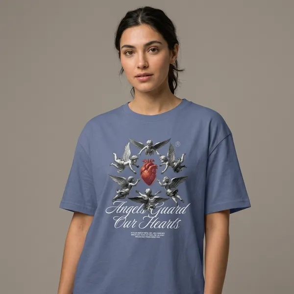 Blue_Cotton_Oversized_Graphic_Print_T-Shirt_For_Unisex