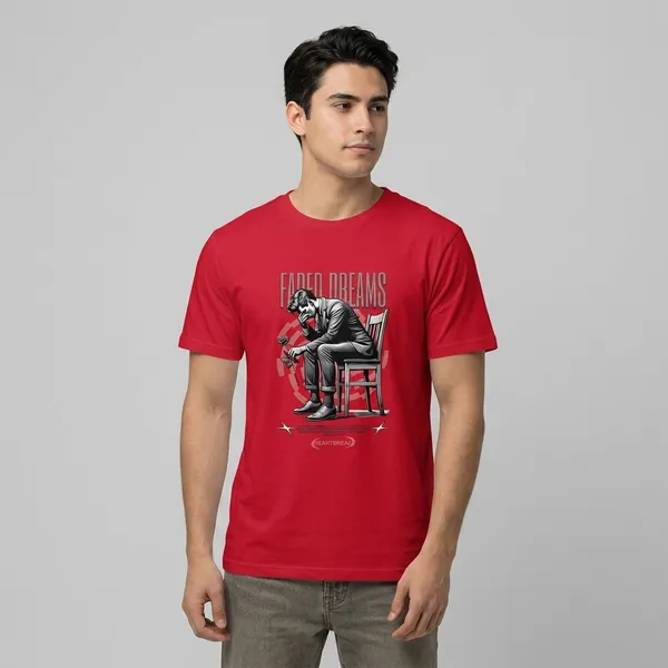 Red_Cotton_Relaxed_Fit_Graphic_Print_T-Shirt_For_Unisex