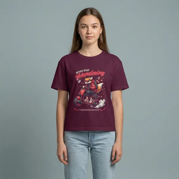 Maroon_Cotton_Regular_Fit_Graphic_Print_T-Shirt_For_Unisex