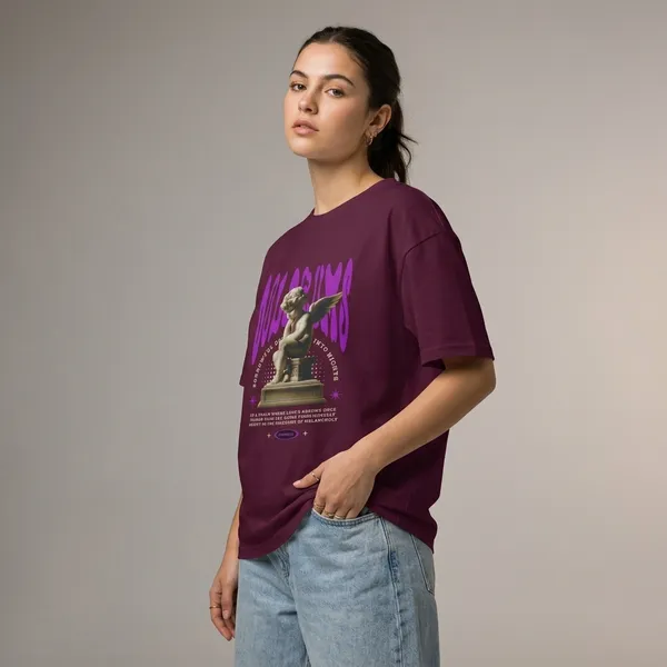 Burgundy_Cotton_Oversized_Graphic_Print_T-Shirt_For_Unisex