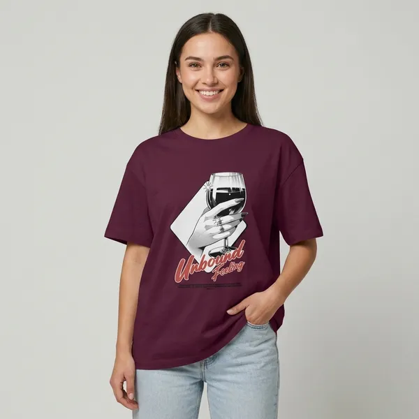 Maroon_Cotton_Oversized_Graphic_Print_T-Shirt_For_Unisex