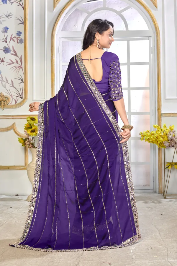 Satin_Silk_Saree_With_Exquisite_Mirror_Work_And_Matching_Blouse_Piece