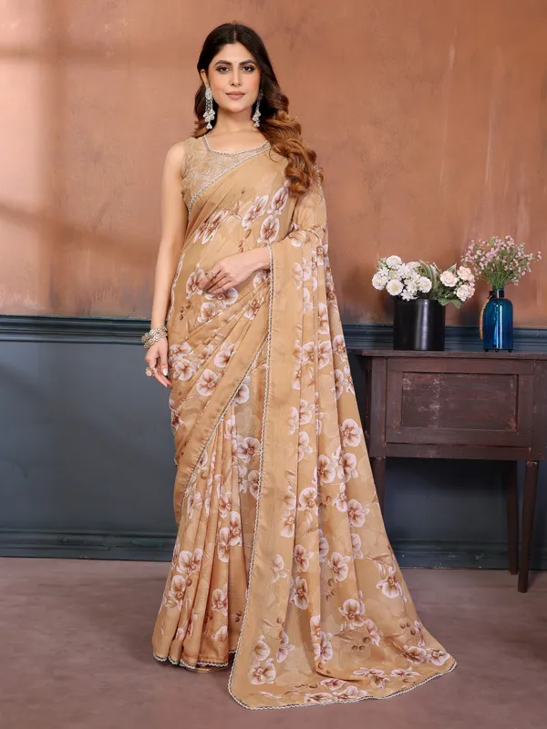 Women's_Georgette_Floral_Printed_Saree_With_Blouse_Piece