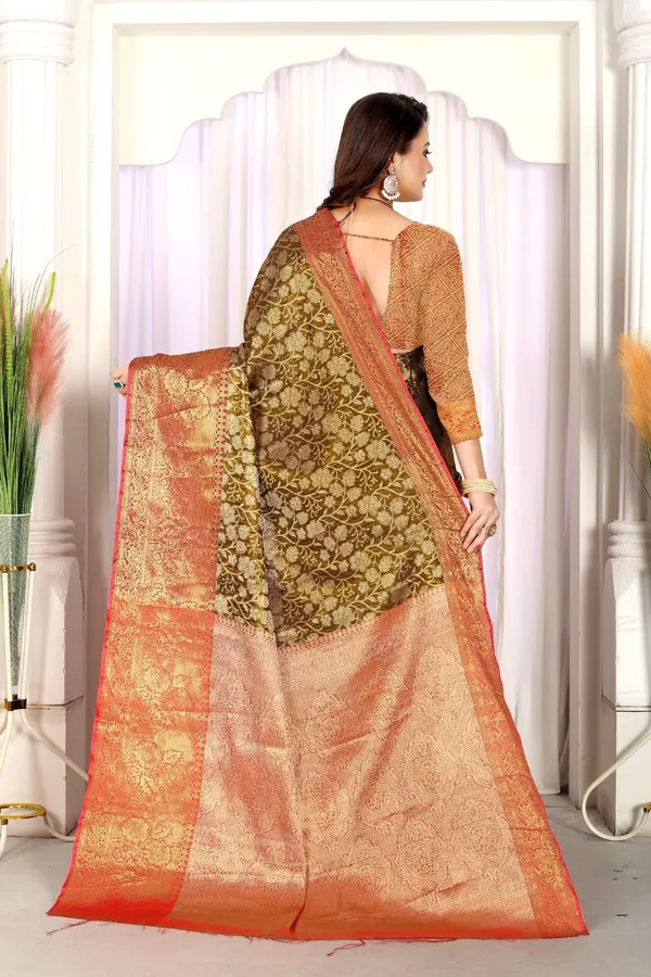 Kanjeevaram_Banarasi_Silk_Saree_With_Unstitched_Blouse