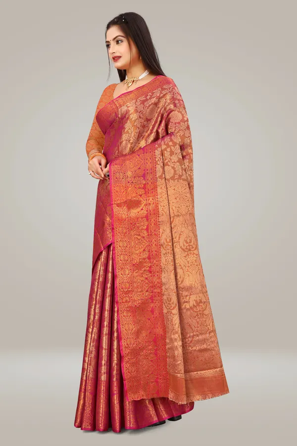 Kanjeevaram_Silk_Saree_With_Unstitched_Blouse