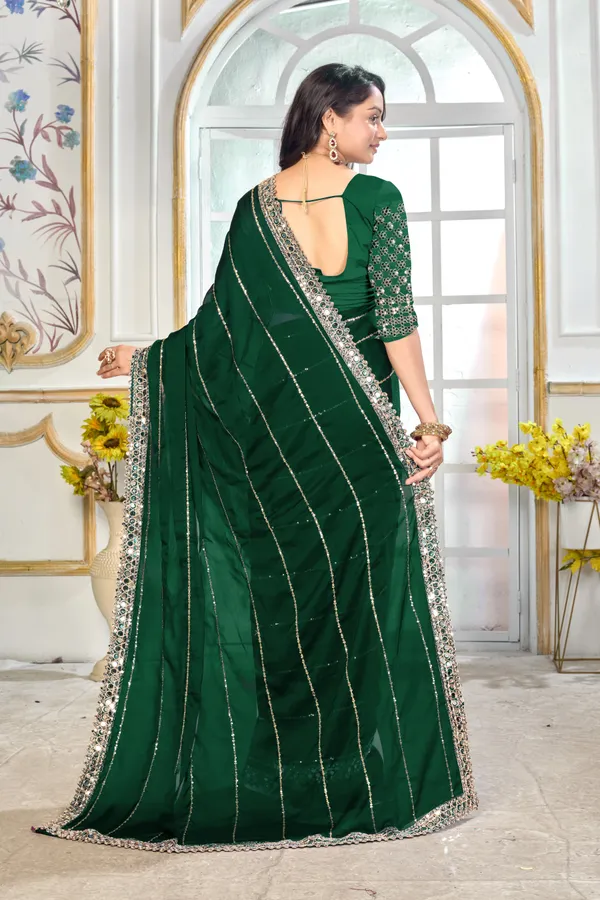Satin_Silk_Saree_With_Exquisite_Mirror_Work_And_Matching_Blouse_Piece