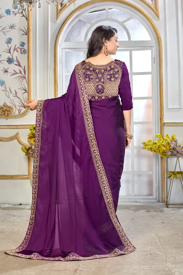 Satin_Silk_Saree_With_Sequenced_Bordered_Saree_With_Unstiched_Blouse
