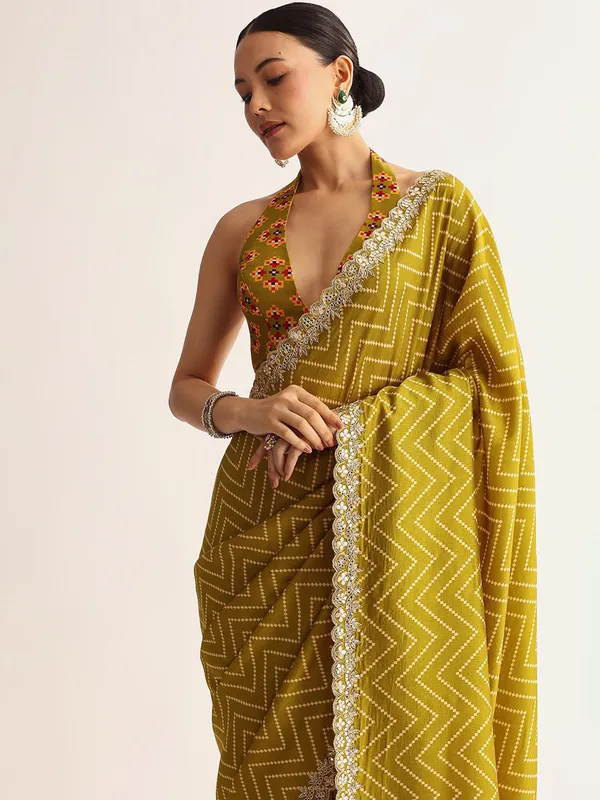 Manipuri_Printed_Saree_With_Embroidery_Work_Lace