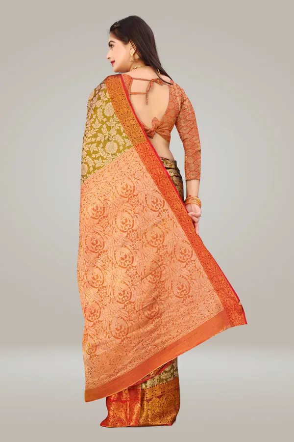 Kanjeevaram_Silk_Saree_With_Unstitched_Blouse