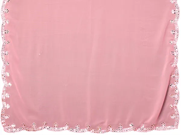 Women's_Georgette_Plain_Mirror_Work_Party_Wear_Sarees_With_Blouse_Piece