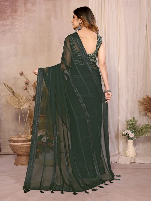 Georgette_Saree_Kaju_Patta_Pattern_Unstitched_Banglory_Print_Foil_Blouse