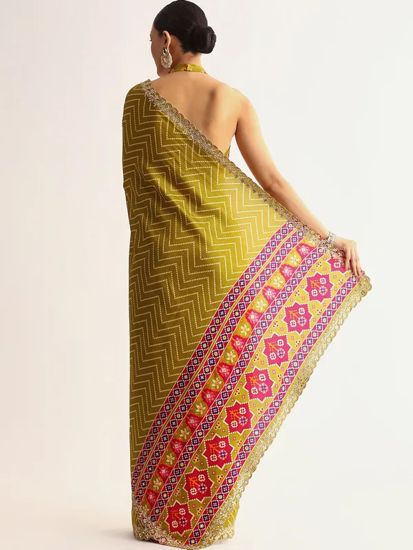 Manipuri_Printed_Saree_With_Embroidery_Work_Lace