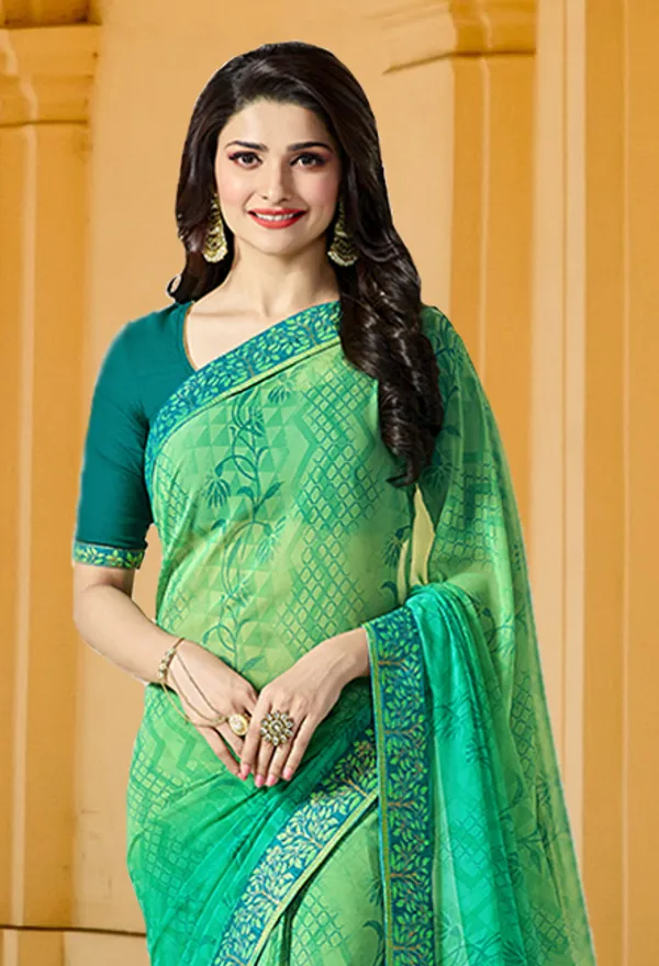 Women's_Georgette_Printed_Saree_With_Blouse