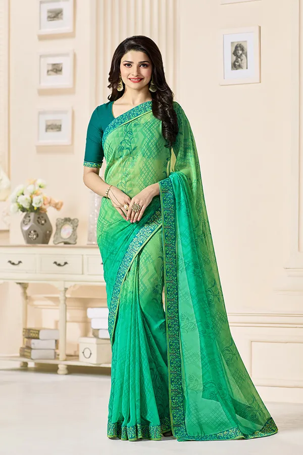 Women's_Georgette_Printed_Saree_With_Blouse