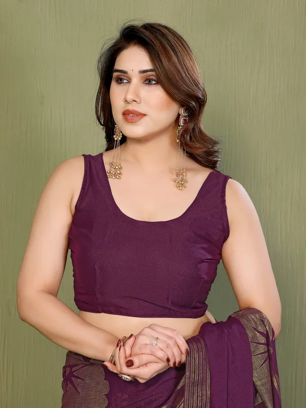 Star_Georgette_Foil_Print_Saree_With_Zalar_Lace