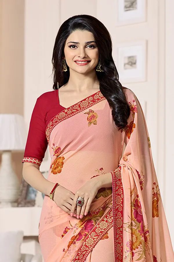 Women's_Georgette_Printed_Saree_With_Blouse