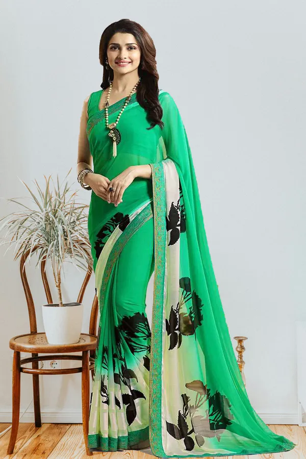 Women's_Georgette_Printed_Saree_With_Blouse