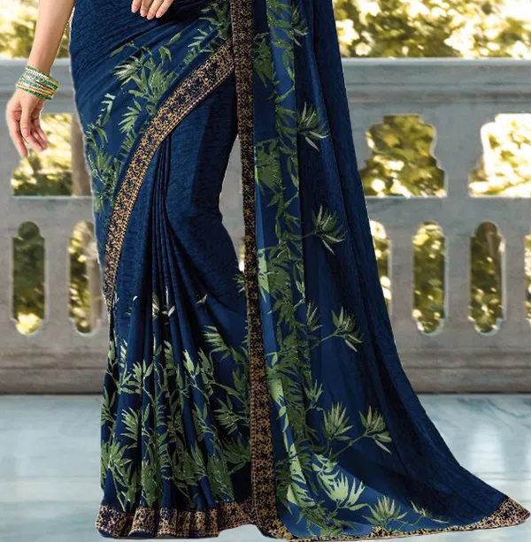 Women's_Georgette_Printed_Saree_With_Blouse