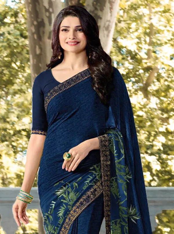 Women's_Georgette_Printed_Saree_With_Blouse