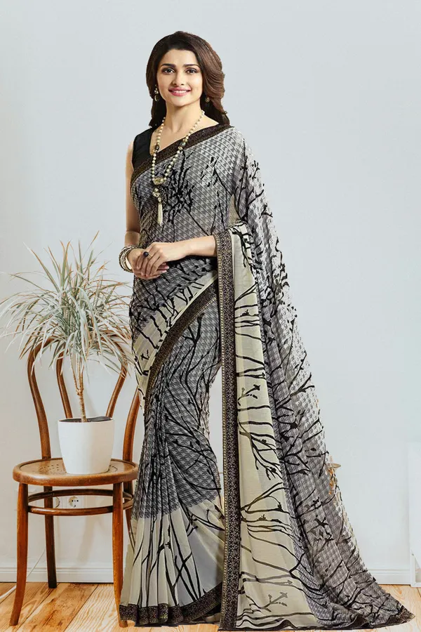 Women's_Georgette_Printed_Saree_With_Blouse
