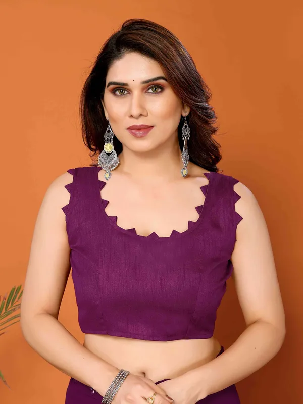 Women's_Georgette_Plain_Mirror_Work_Party_Wear_Sarees_With_Blouse_Piece