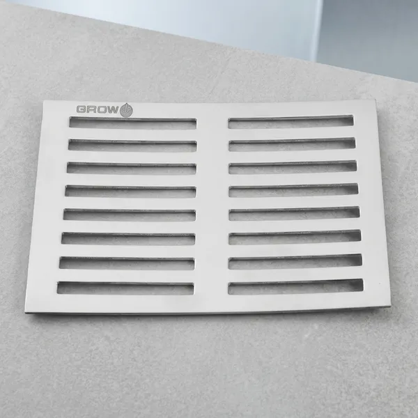 Grr-331F_Stainless_Steel_Square_Rain_Grating_5"_Pack_Of_4