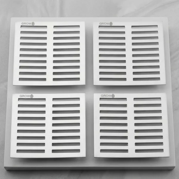 Grr-331F_Stainless_Steel_Square_Rain_Grating_5"_Pack_Of_4
