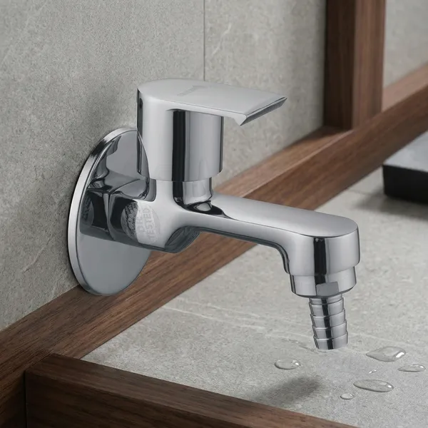 Classo_Cl-204N_Chrome_Plated_Brass_Wall_Mount_Bib_Tap_With_Hose_Connection