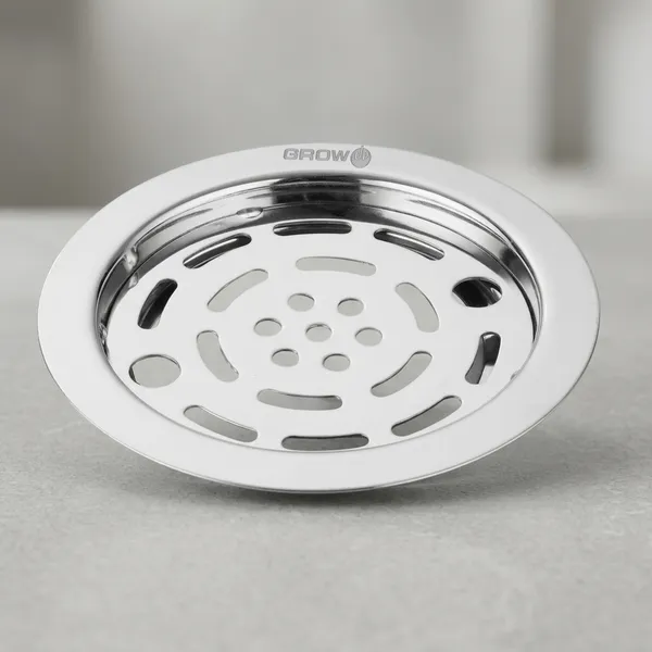 Fre-325_Plain_Stainless_Steel_Floor_Drain_Cover_With_Removable_Grate_Pack_Of_4