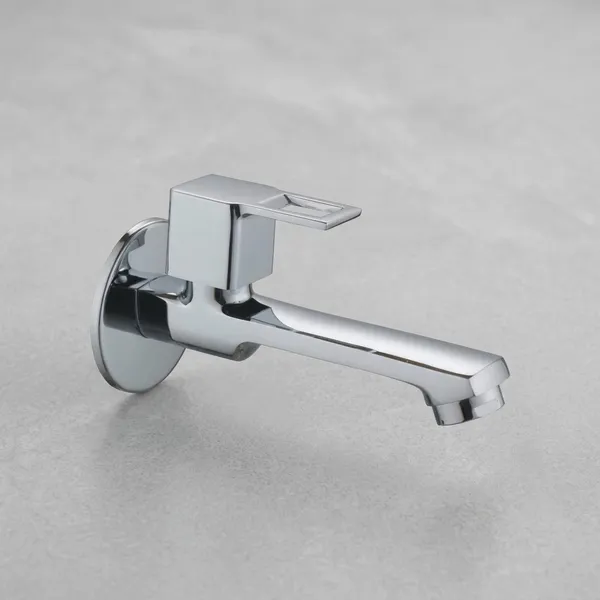 Sparx_Sp-302_Chrome_Wall_Mounted_Bib_Tap_Long_Body_For_Bathroom