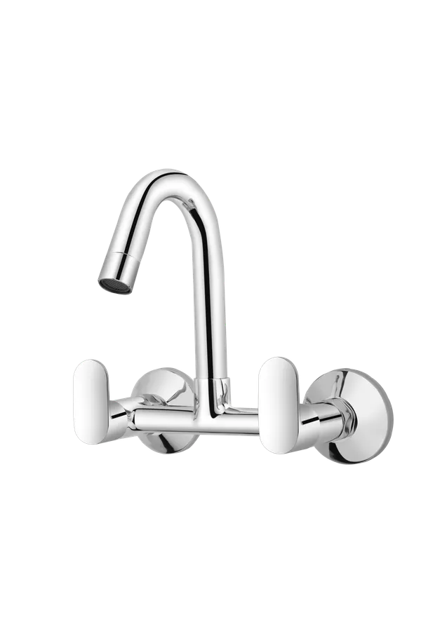 Shine_Sn-612_Chrome_Finish_Wall_Mounted_Dual_Handle_Sink_Mixer_Tap